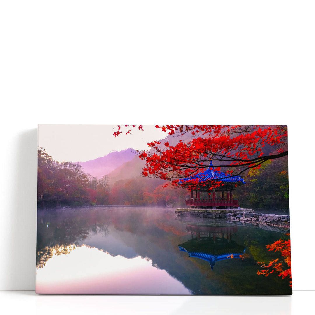 Colorful Autumn Season in Naejangsan National Park - Canvas Print Wall Art
