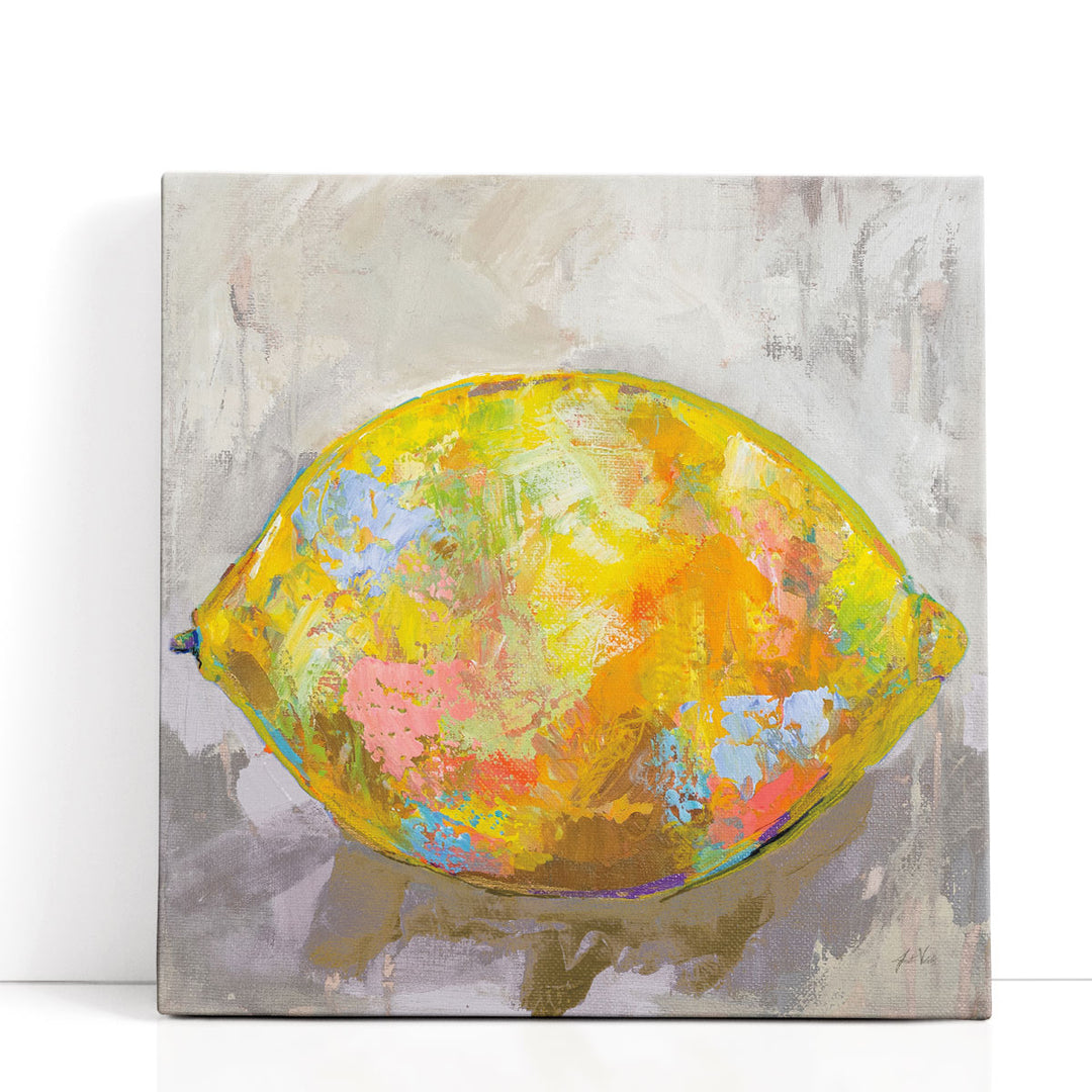 Yellow Lemon Art Print – vibrant lemon