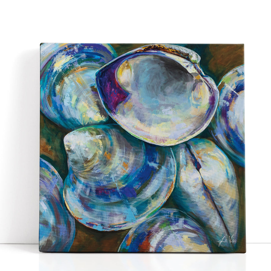 Shell Shuffle - Canvas Print Wall Art