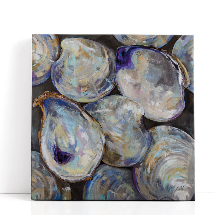 Impressionist Oyster Print – pearlescent oyster painting