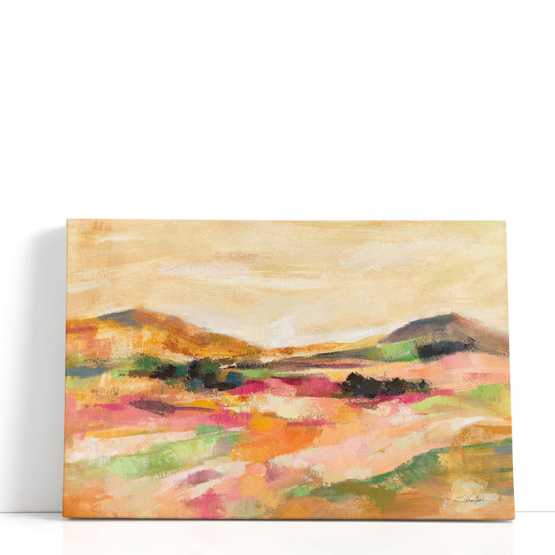 Colorful abstract art with vivid brushstrokes