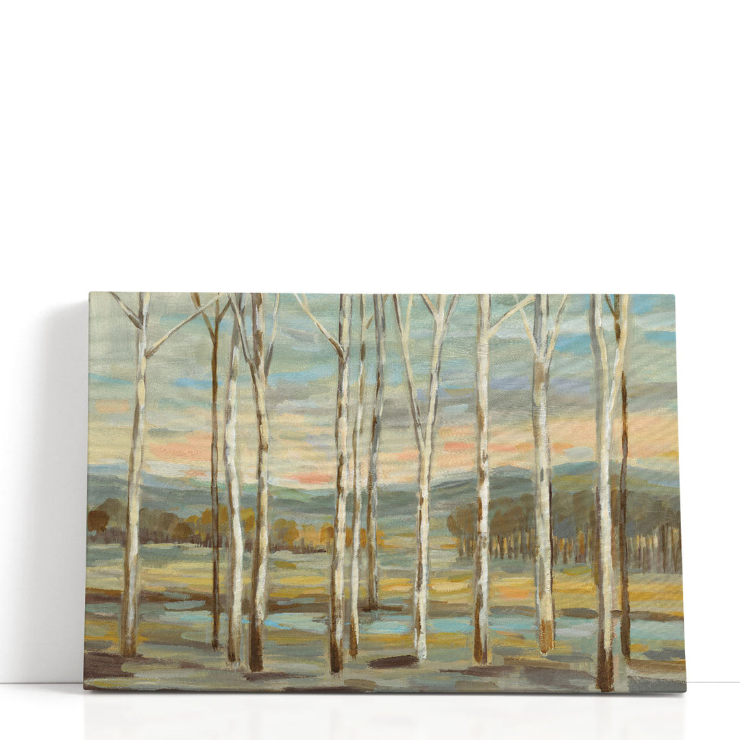 Silver Forest - Canvas Print Wall Art