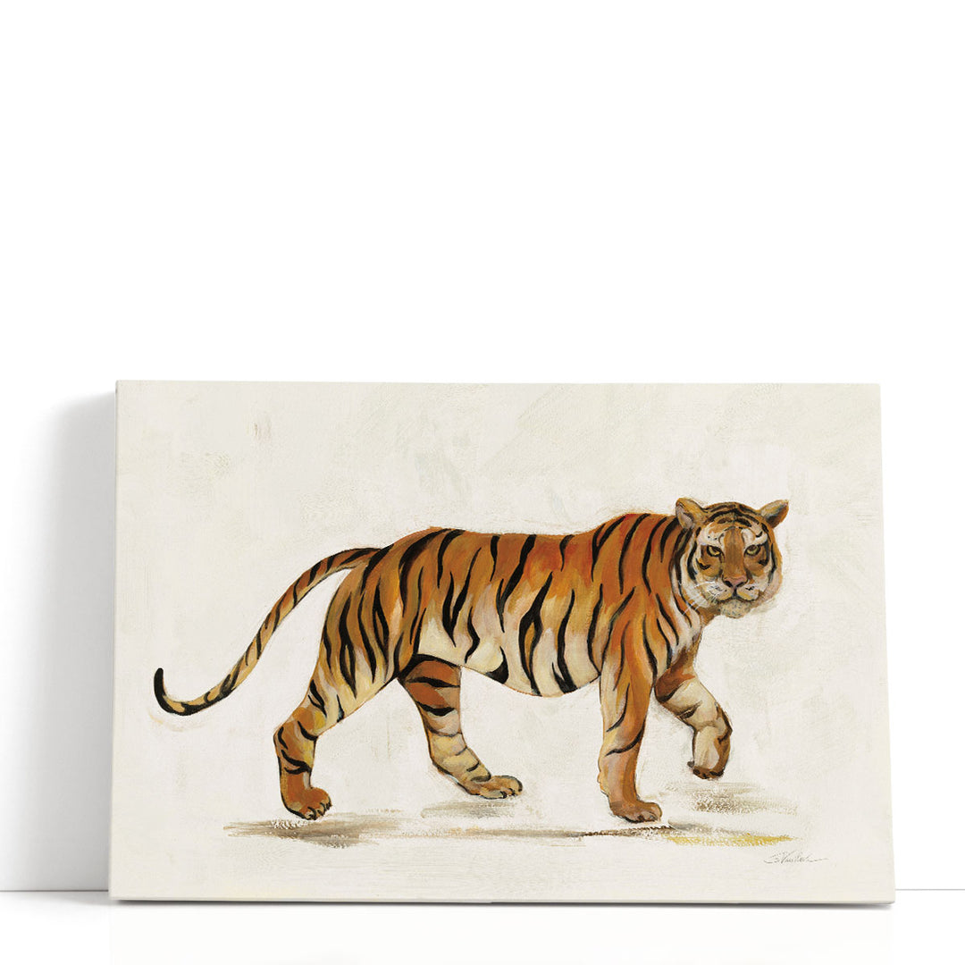 Walking Tiger - Canvas Print Wall Art
