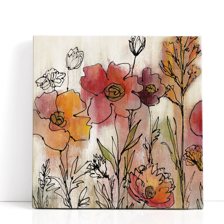 Contemporary Botanical II - Canvas Print Wall Art