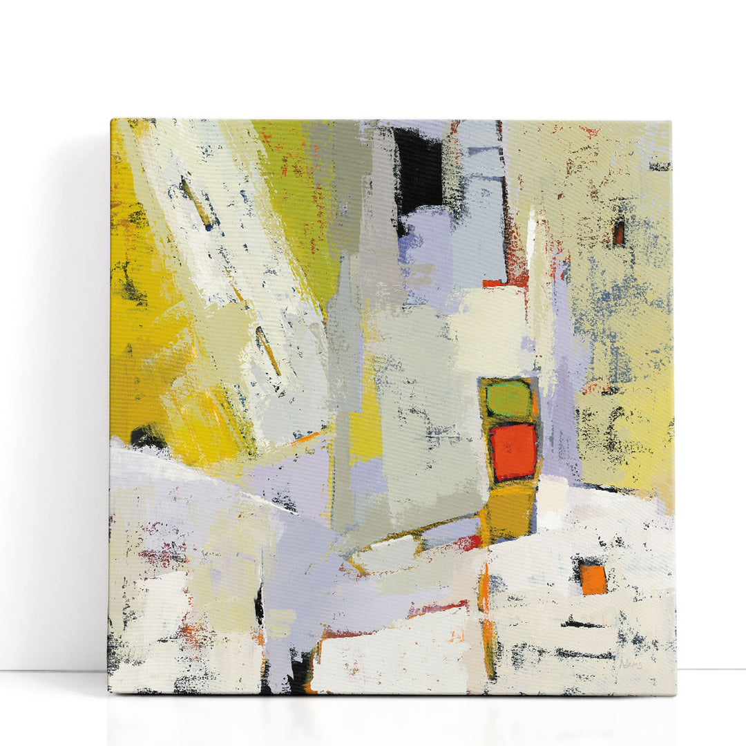Neutral-toned textured abstract painting