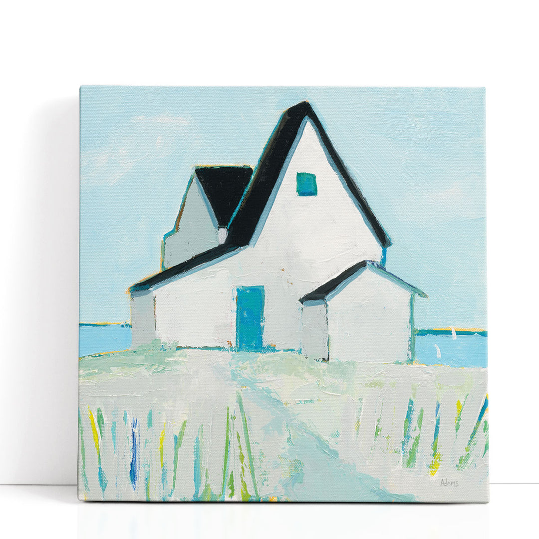 Cottage by the Sea - Canvas Print Wall Art