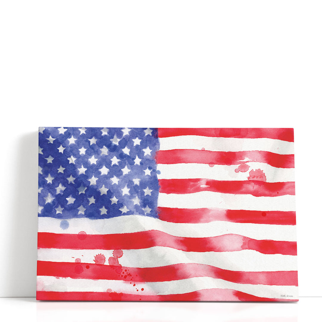 Americana Style I - Canvas Print Wall Art