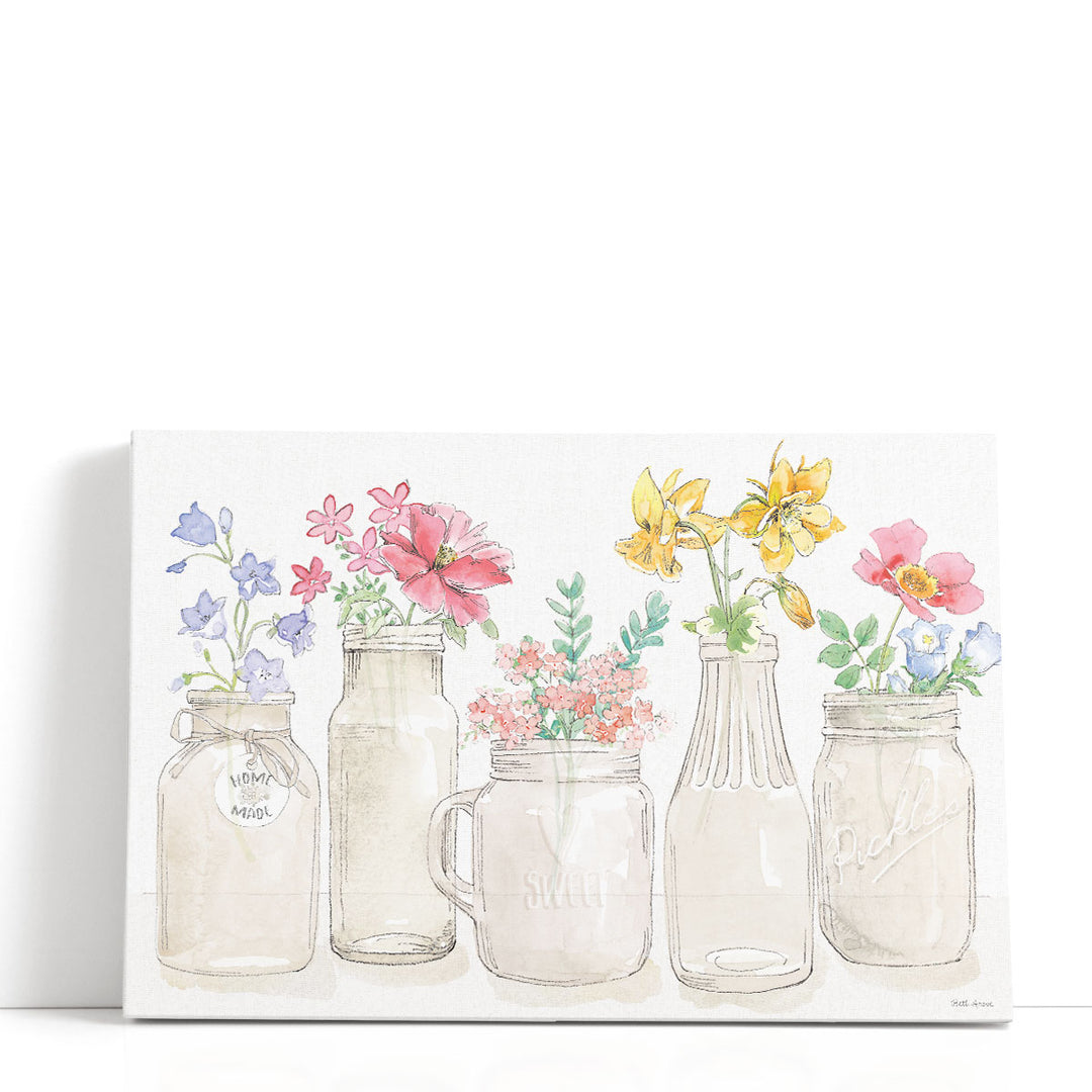 Peaceful Petals I - Canvas Print Wall Art