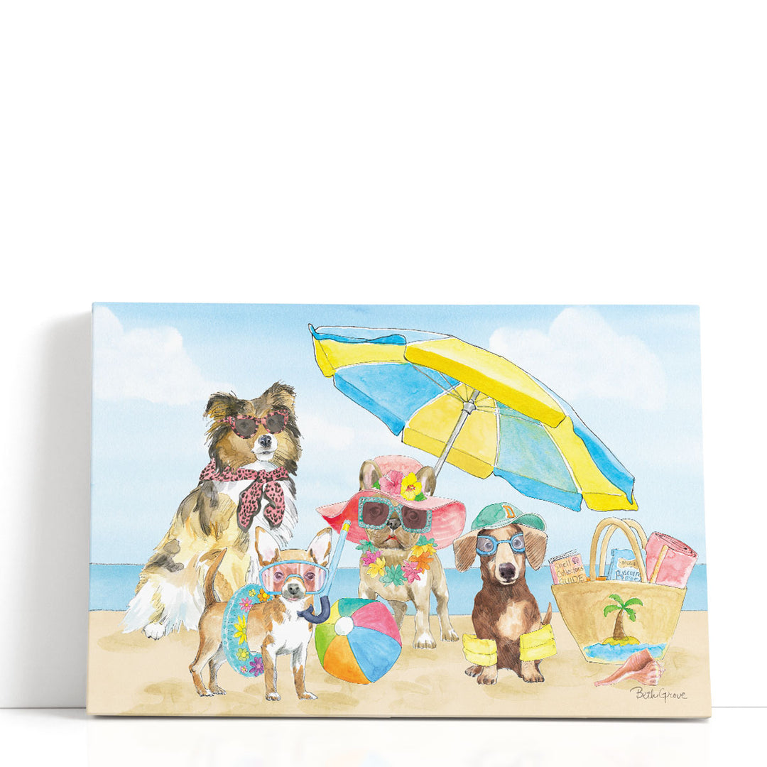 Summer Paws I - Canvas Print Wall Art