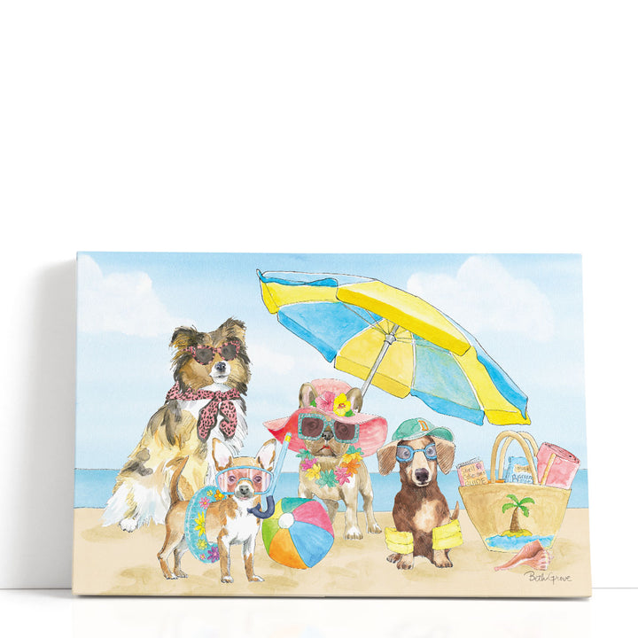Summer Paws I - Canvas Print Wall Art