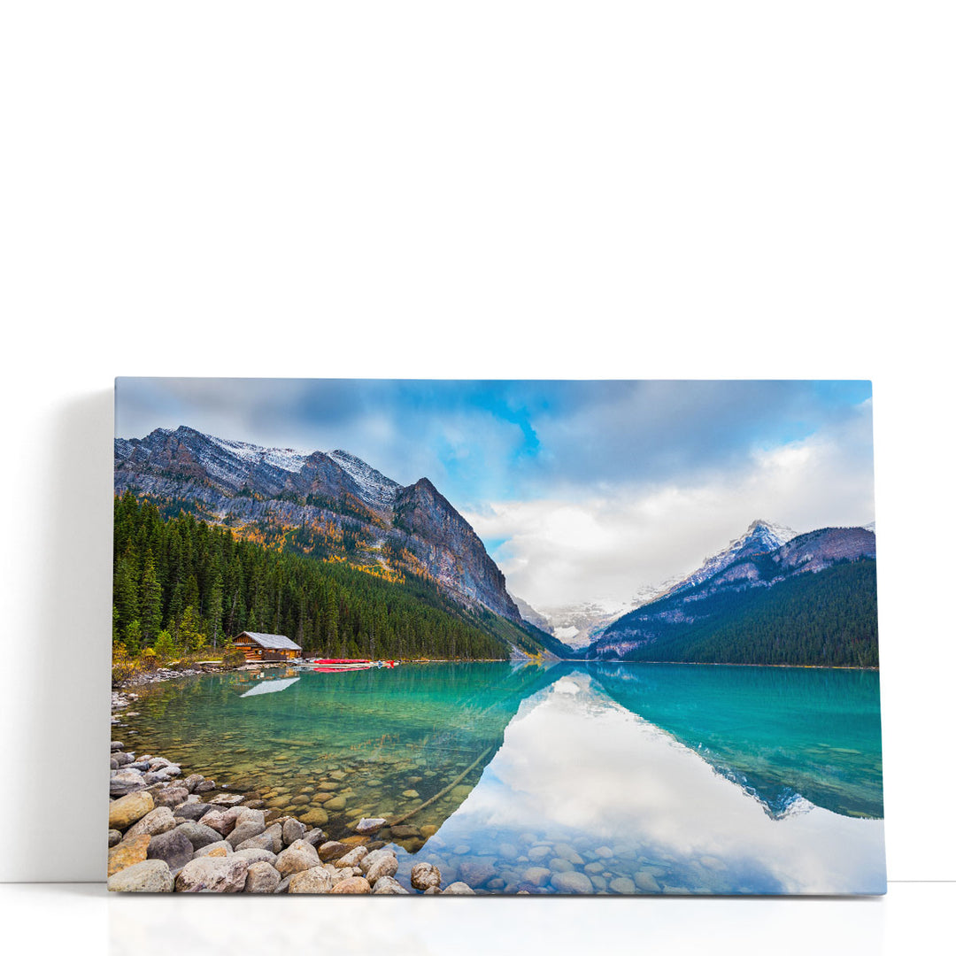 Lake photography prints wall art with mountains