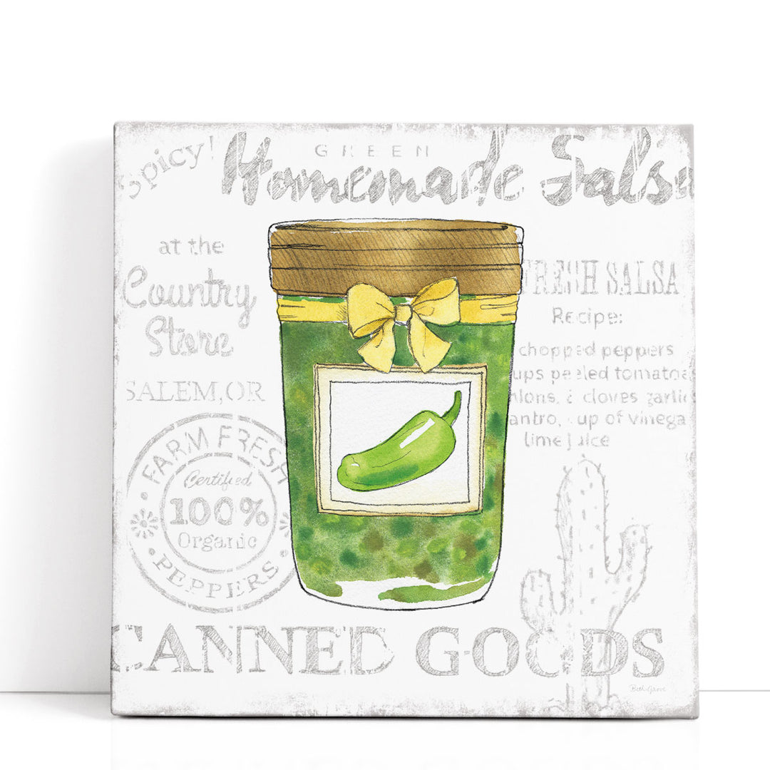 Watercolor Mason Jar Wall Decor painted jar