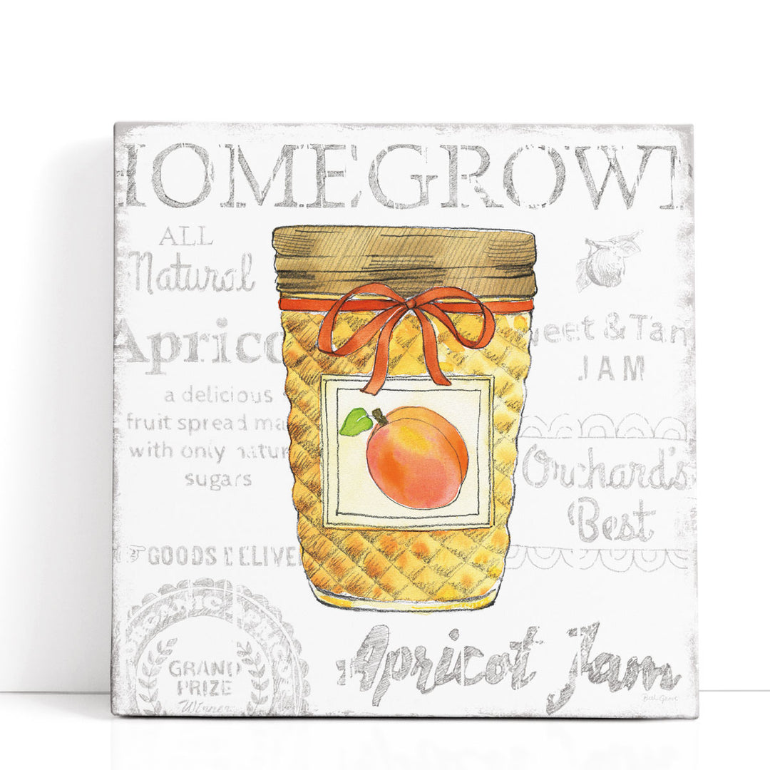 Peach Fruit Wall Art painted peach cluster