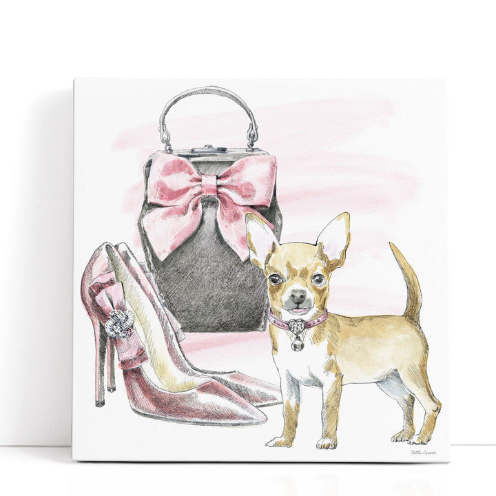 Glamour Pups I - Canvas Print Wall Art