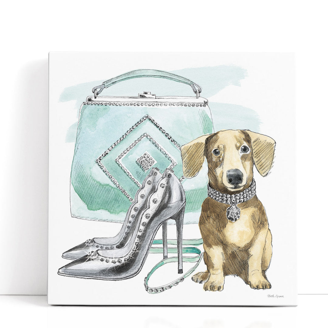 Glamour Pups III - Canvas Print Wall Art