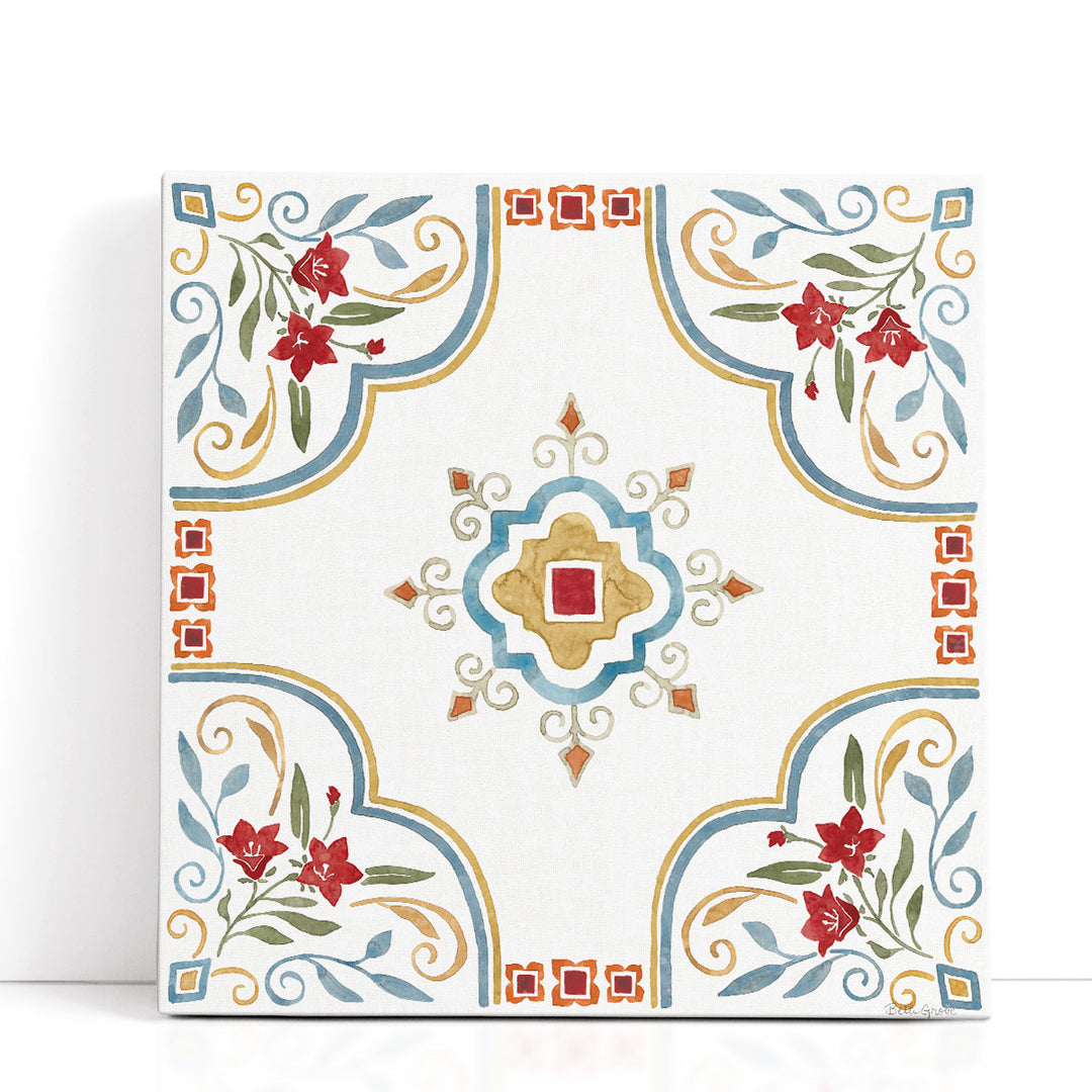 Mediterranean Motif III - Canvas Print Wall Art