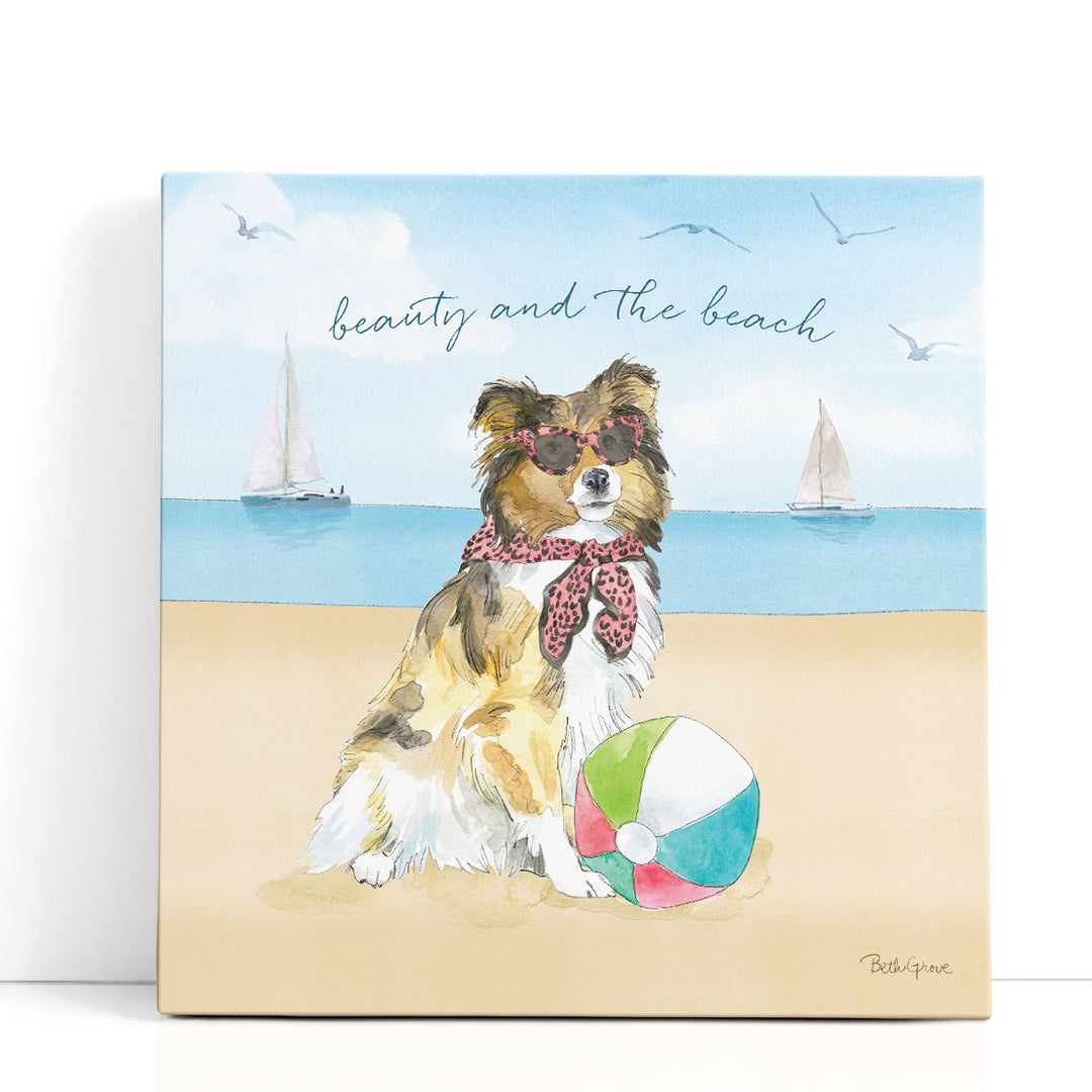 Summer Paws V - Canvas Print Wall Art