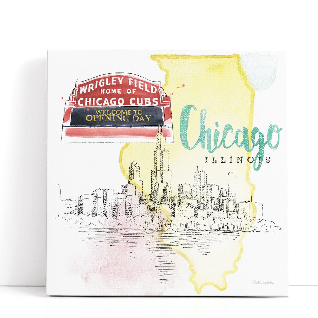 US Cities II - Canvas Print Wall Art