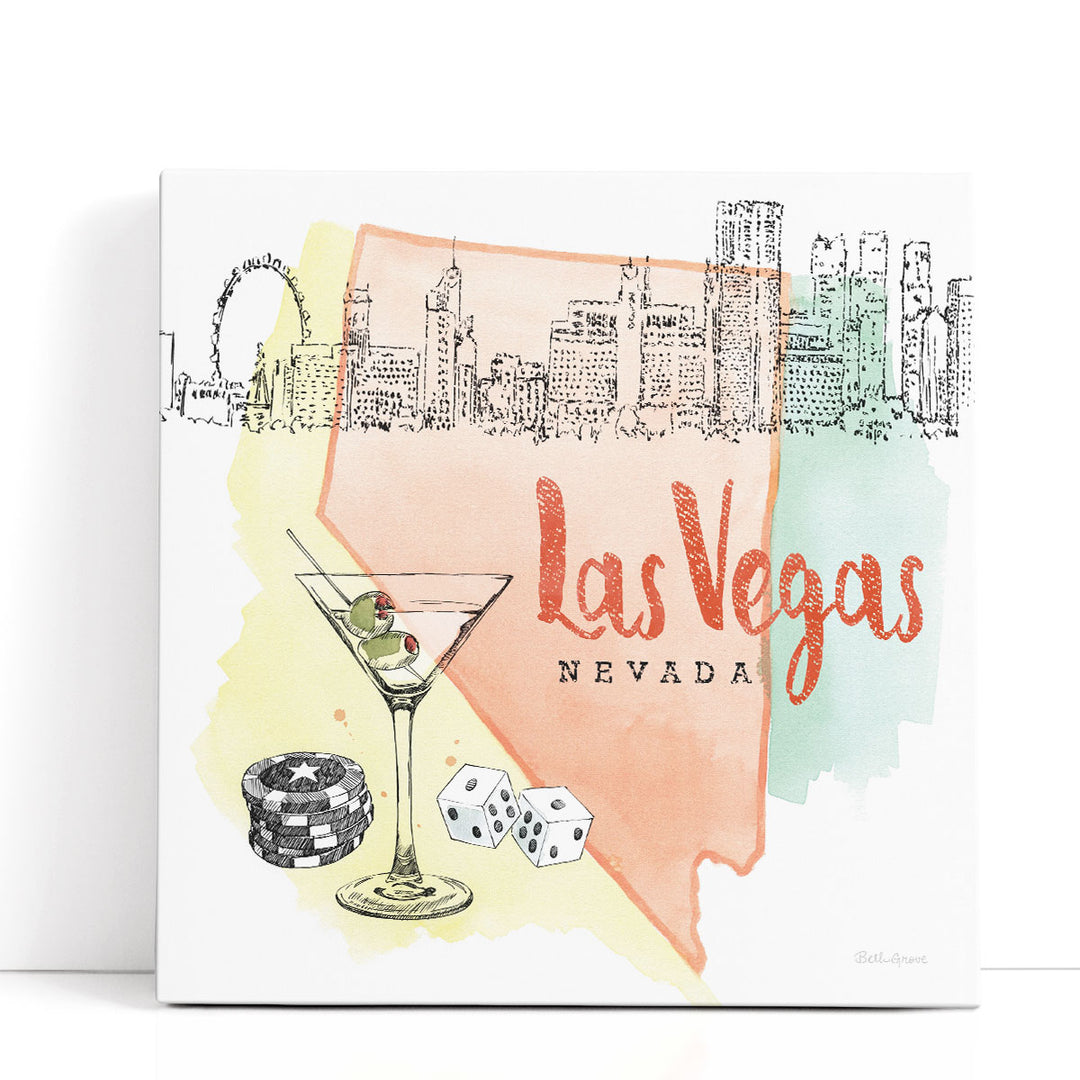 US Cities III - Canvas Print Wall Art