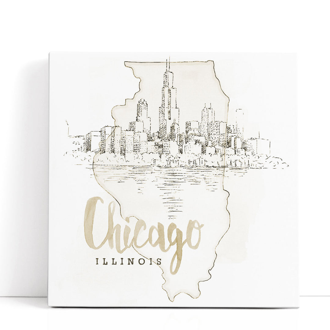 US Cities VI - Canvas Print Wall Art