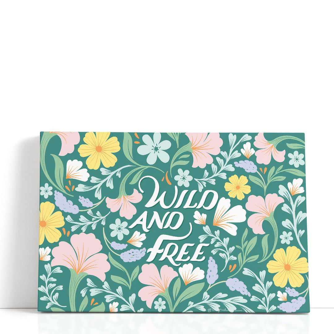Wild and Free I - Canvas Print Wall Art