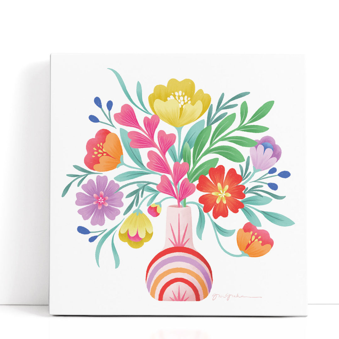 Bold Bouquet - Canvas Print Wall Art