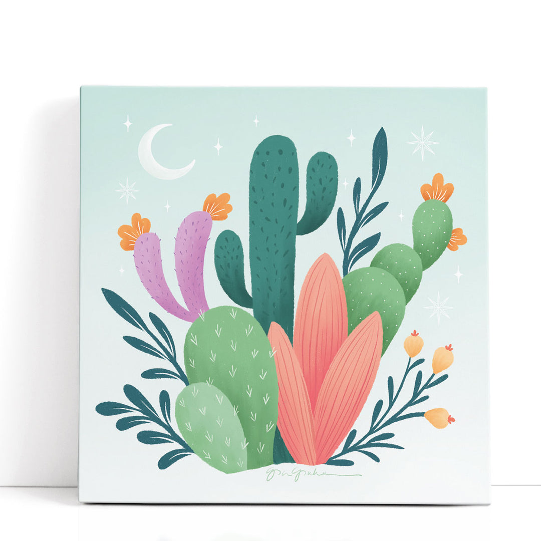 Cactus Garden II - Canvas Print Wall Art