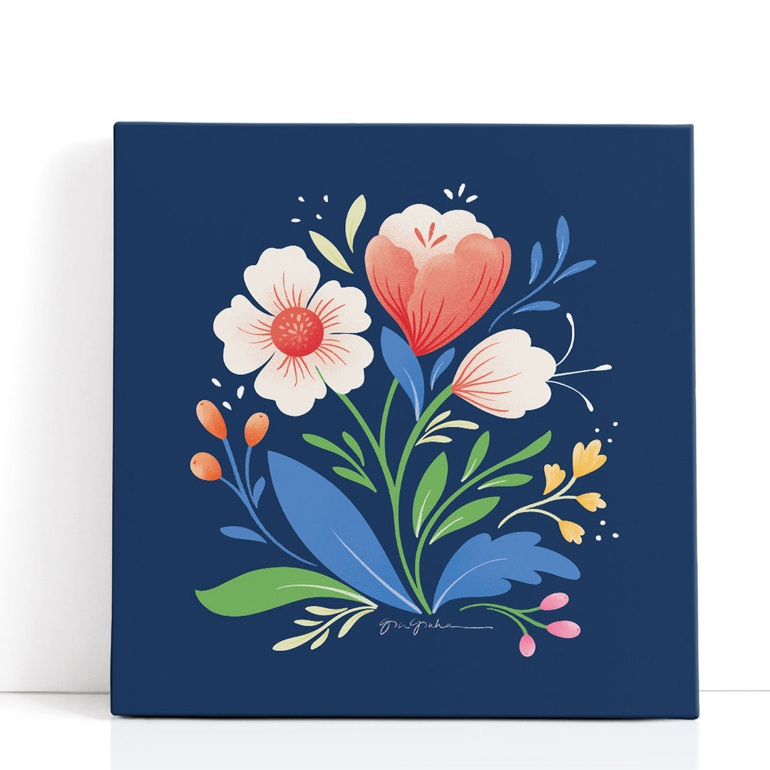 Flower Field I - Canvas Print Wall Art