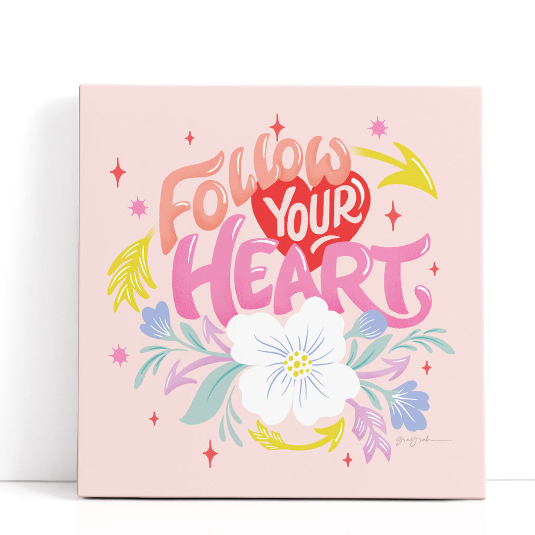 Follow Your Heart I - Canvas Print Wall Art