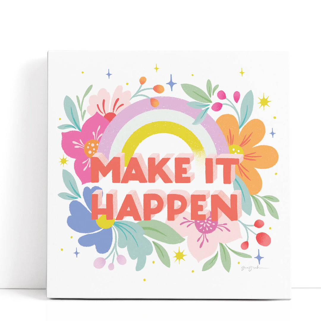 Make It Happen I - Canvas Print Wall Art