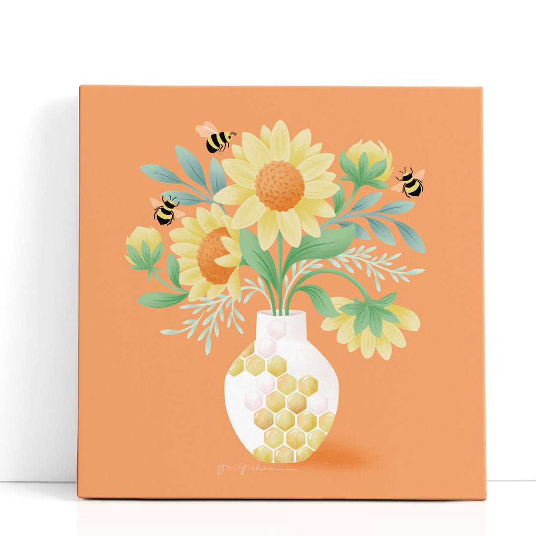 Sunflower Bouquet - Canvas Print Wall Art