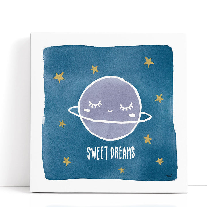 Night Sky Sweet Dreams - Canvas Print Wall Art