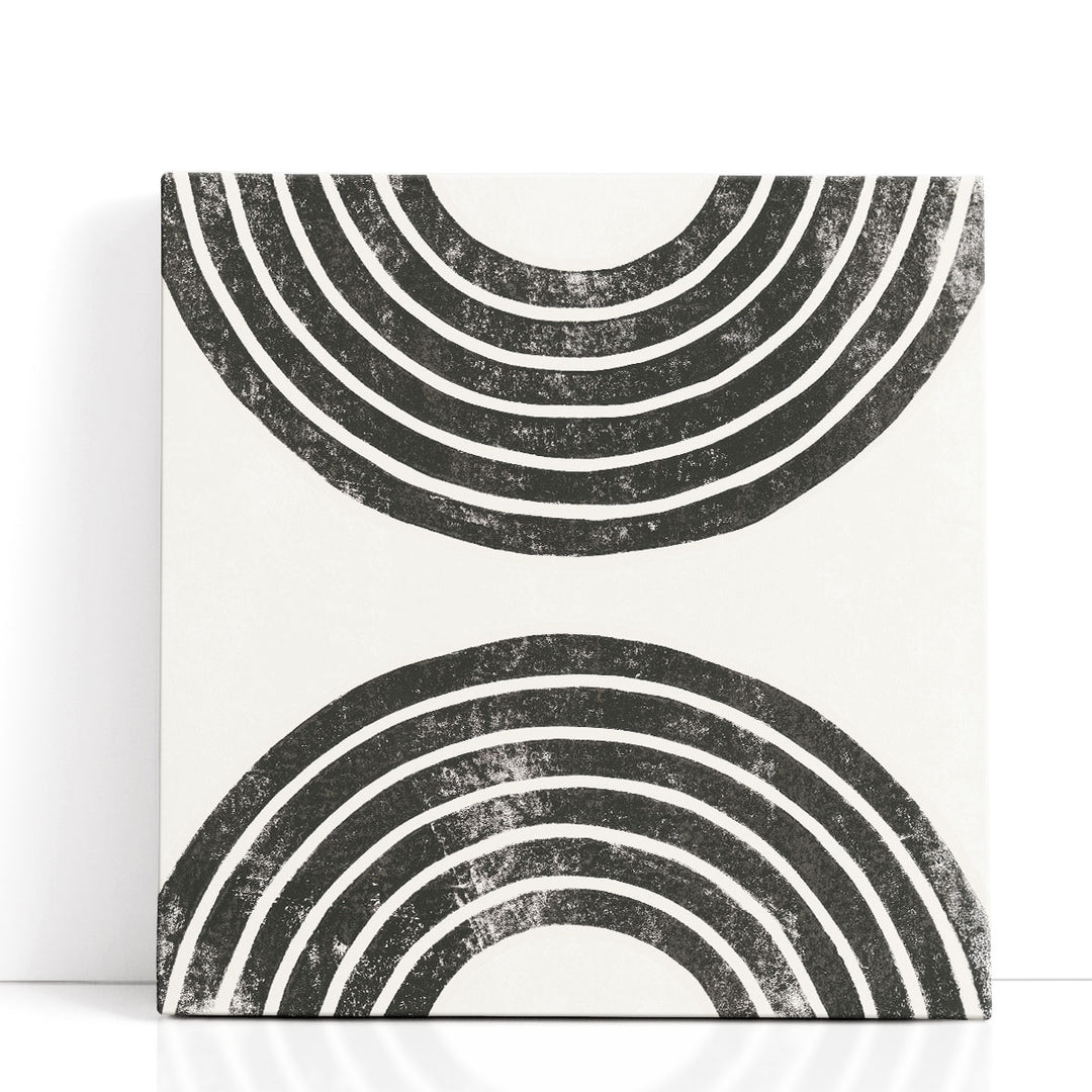 Over the Rainbow I Black and White - Canvas Print Wall Art