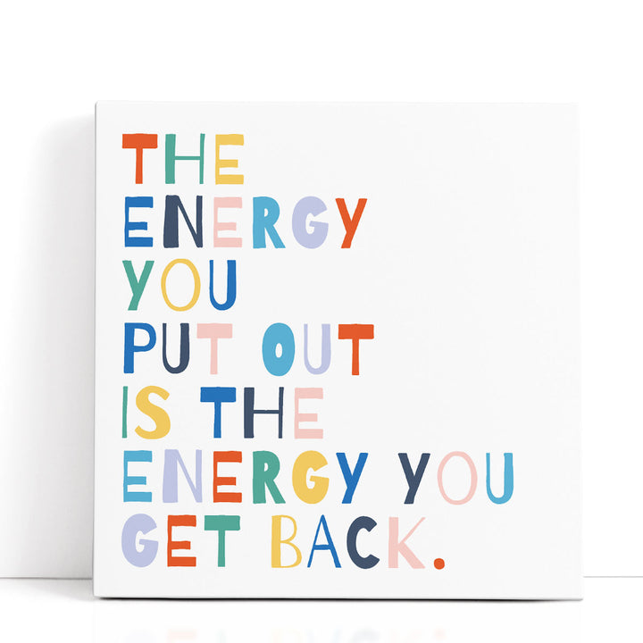 Rainbow Words II - Canvas Print Wall Art