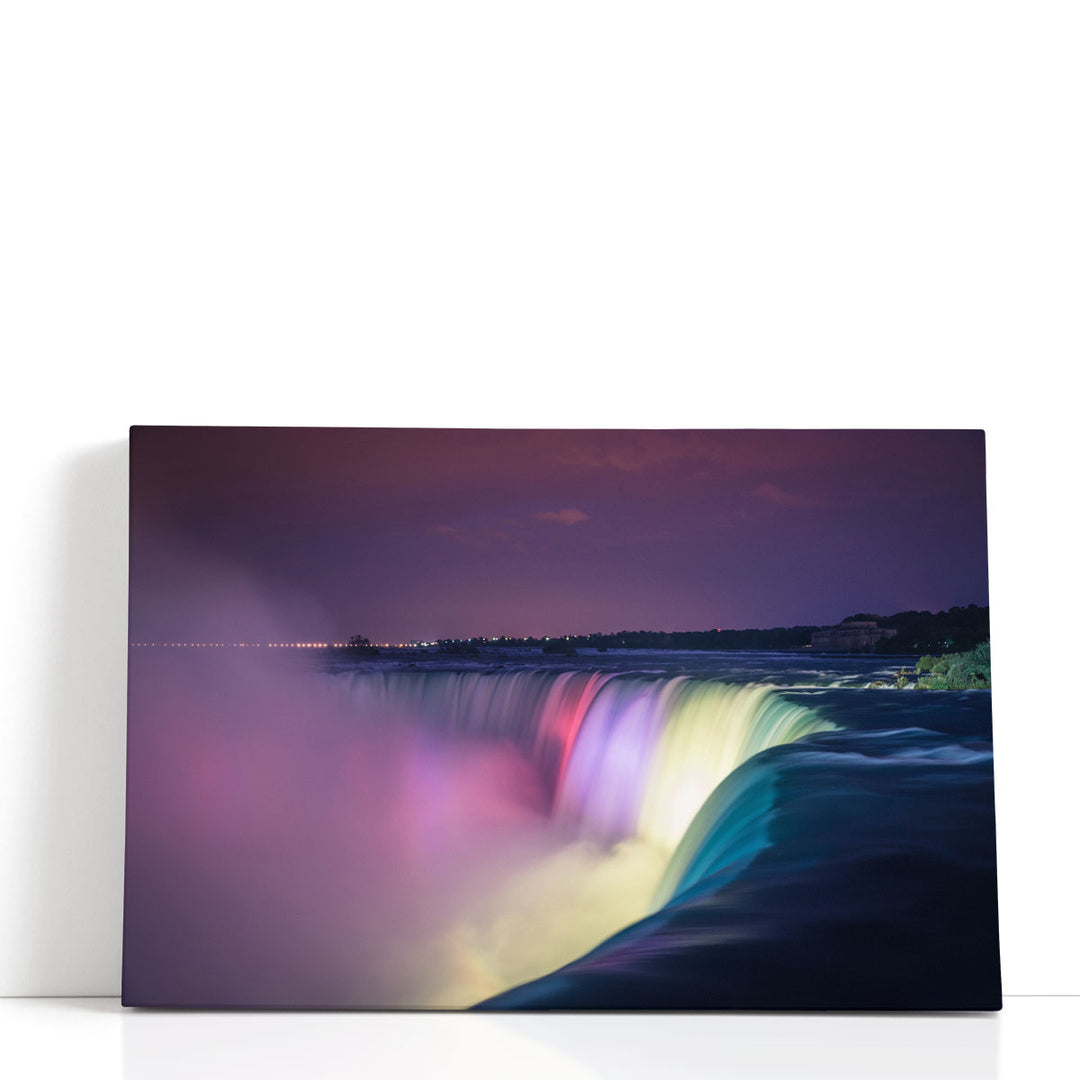 Niagara Falls at Night - Canvas Print Wall Art