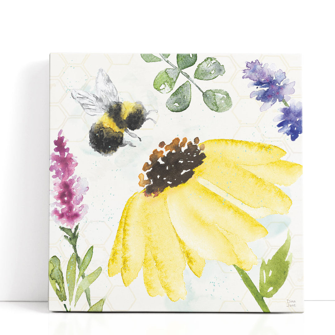Bee Harmony III - Canvas Print Wall Art