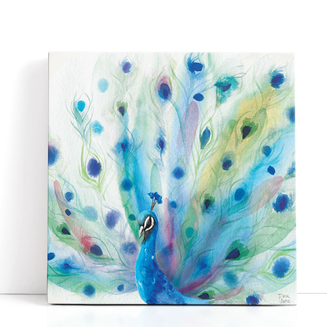 Peacock Glory V - Canvas Print Wall Art