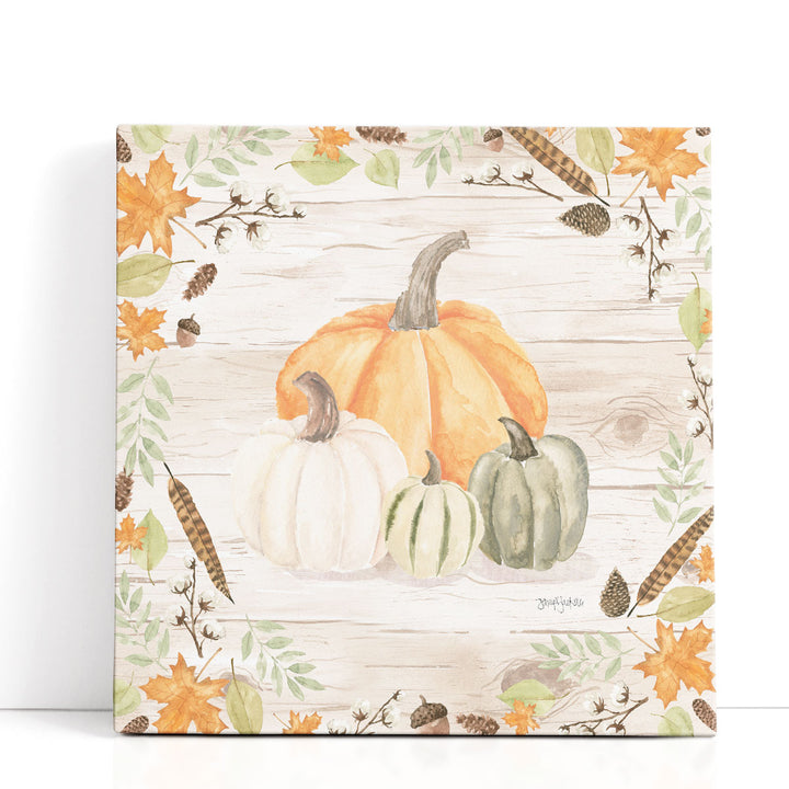 autumn prints – cozy vegetable art