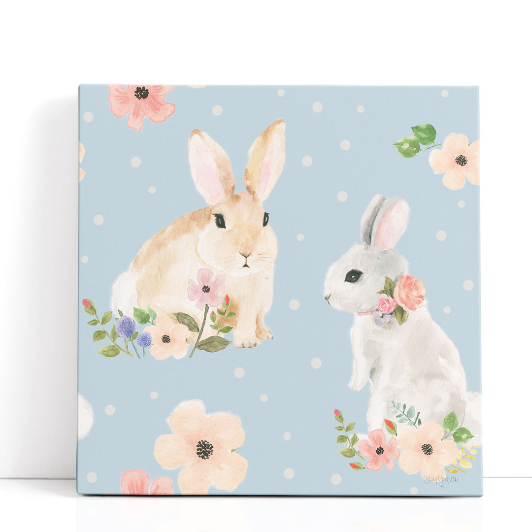 Spring Sentiments Pattern IIIA - Canvas Print Wall Art