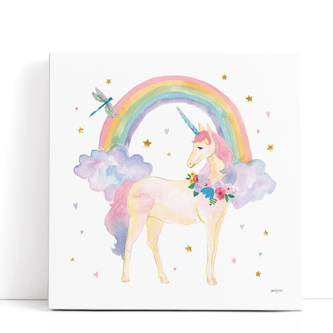 Magical Friends I Dragonfly - Canvas Print Wall Art