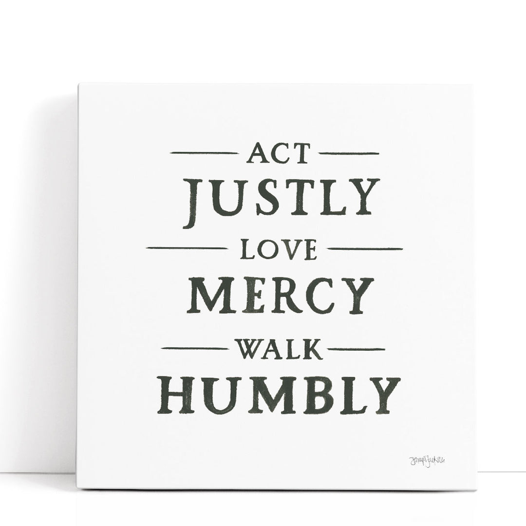 Scripture for Life I Black and White - Canvas Print Wall Art