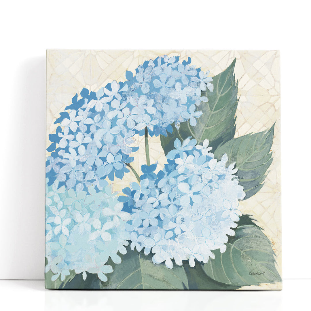 Decorative Hydrangea II - Canvas Print Wall Art