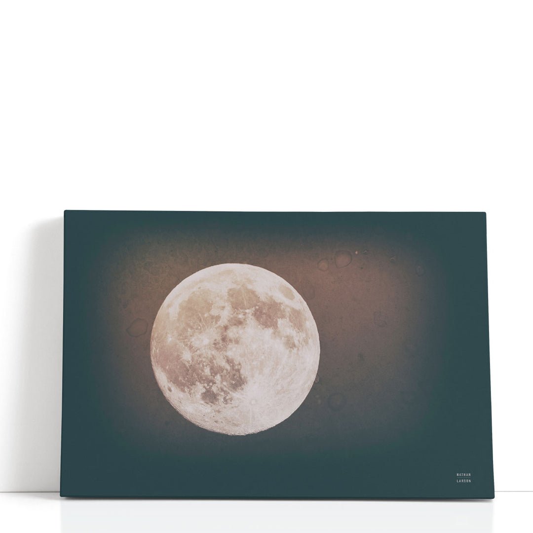 Spring Moon Tones - Canvas Print Wall Art