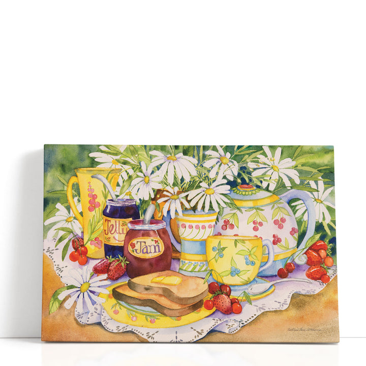 floral canvas wall art – kitchen elegance