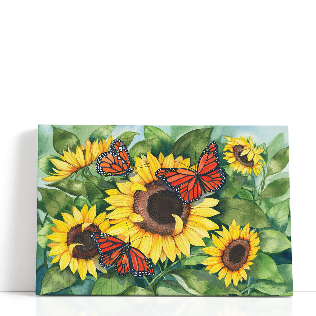 Sunny Monarchy - Canvas Print Wall Art