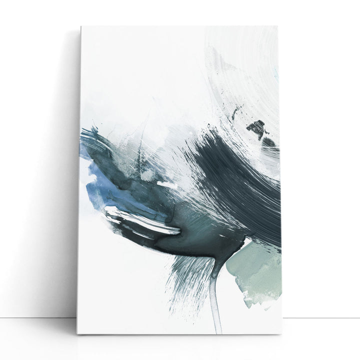 Coastal Crush I Black and White - Canvas Print Wall Art