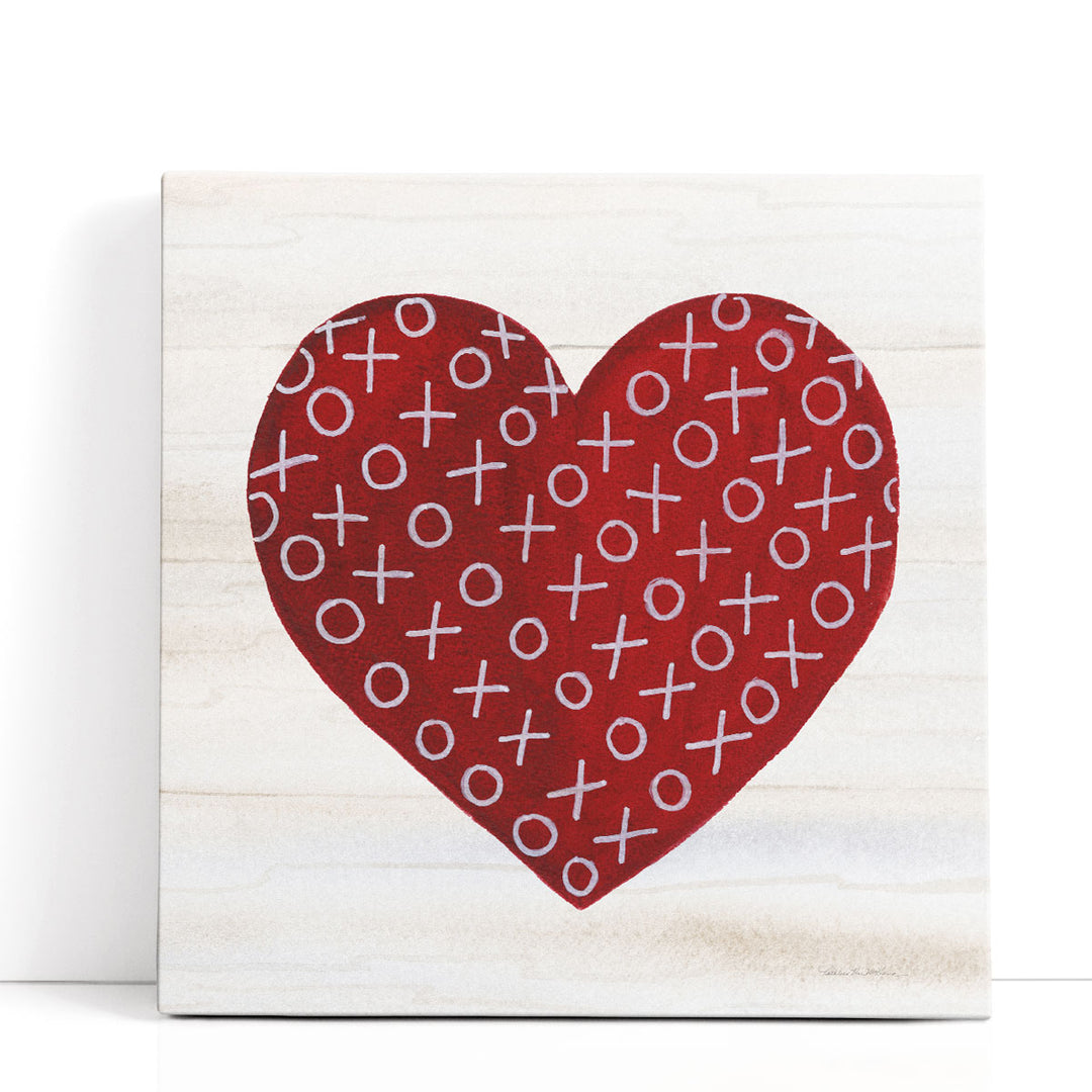 Rustic Valentine Heart IV - Canvas Print Wall Art