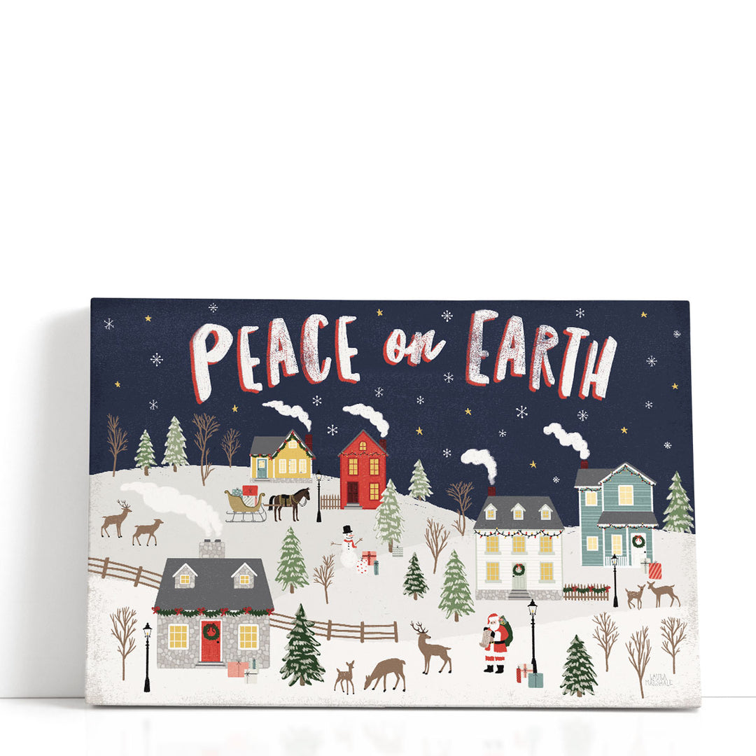 Christmas Village II - Canvas Print Wall Art