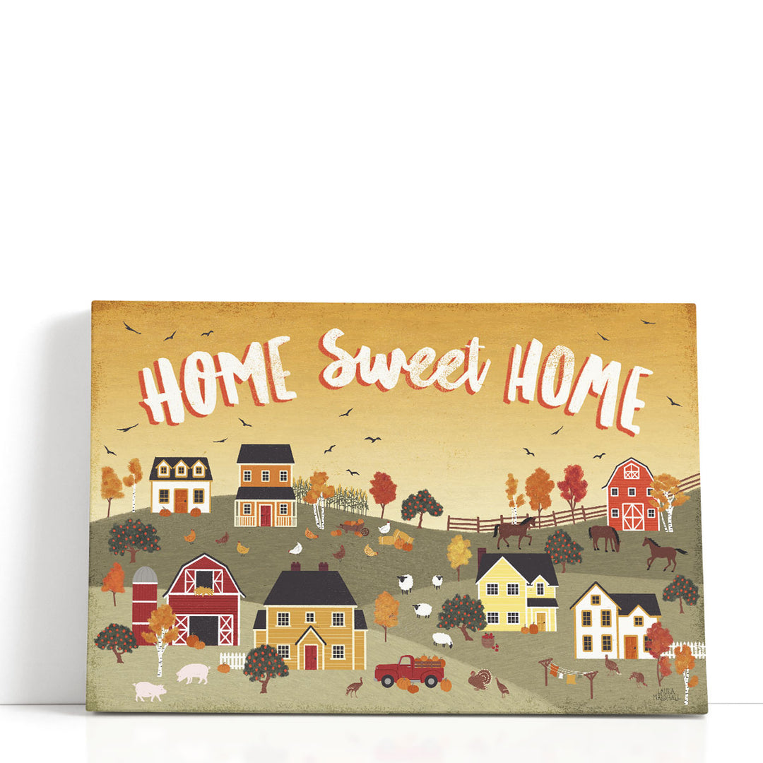 Harvest Village II - Canvas Print Wall Art