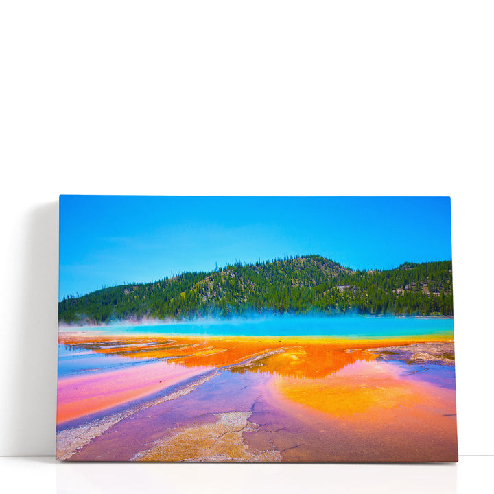 Grand Prismatic Spring, Yellowstone National Park, Wyoming - Canvas Print Wall Art